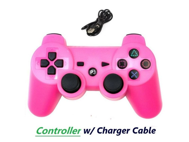 PS3 Wireless Controller ______________ Pink Carousel 1