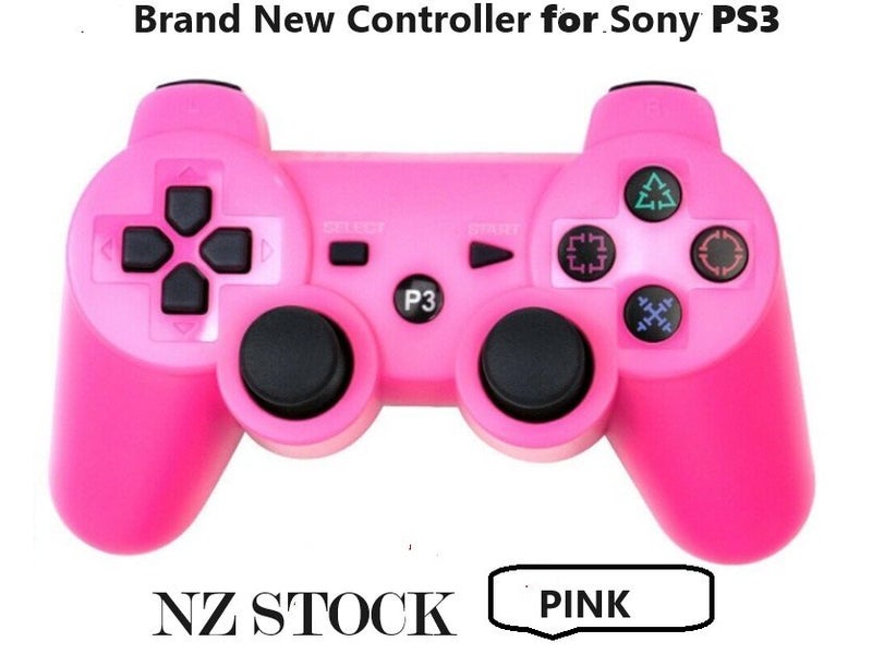 4 Universal PS3 Controllers - NEW *PINK IN NZ STOCK* Carousel 1