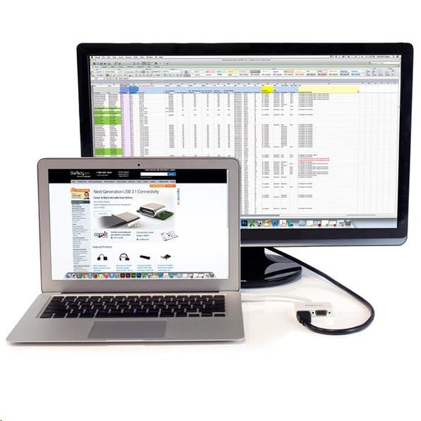 StarTech.com MDP2HDVGAW Travel A/V Adapter: 2-in-1 Mini DisplayPort to HDMI or Carousel 5