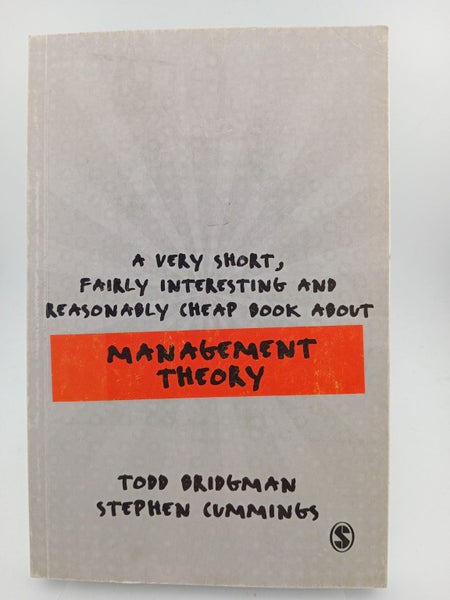 A Very Short, Fairly Interesting and Reasonably Cheap Book about Management T...64474034382593110