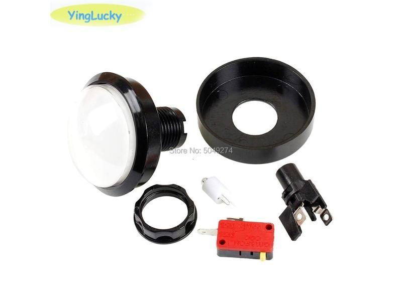 60mm Arcade Buttons Big Round LED Illuminated With Microswitch For DIY Arcade Carousel 1