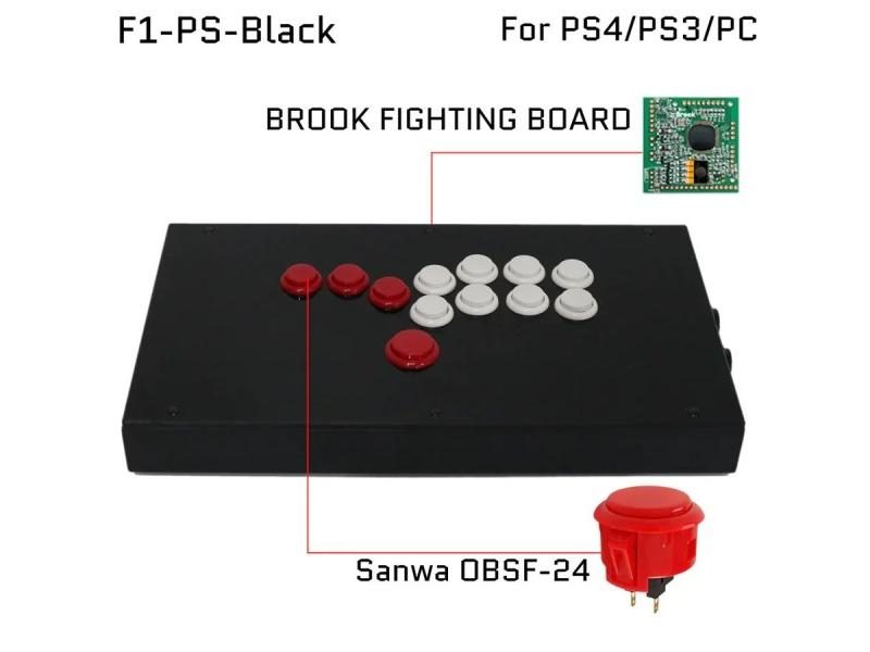 FightBox FIGHTING BOARD-UP5 Arcade Joystick For PS5/PS4/PC/XBOX With Sanwa Carousel 1