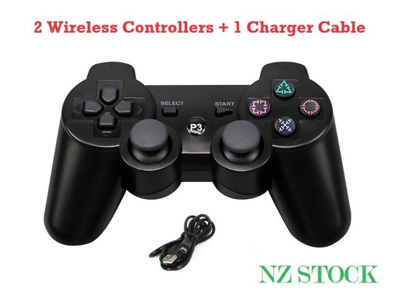 PS3 Wireless Controllers - New - IN STOCK NZ - 2-Pack Carousel 1