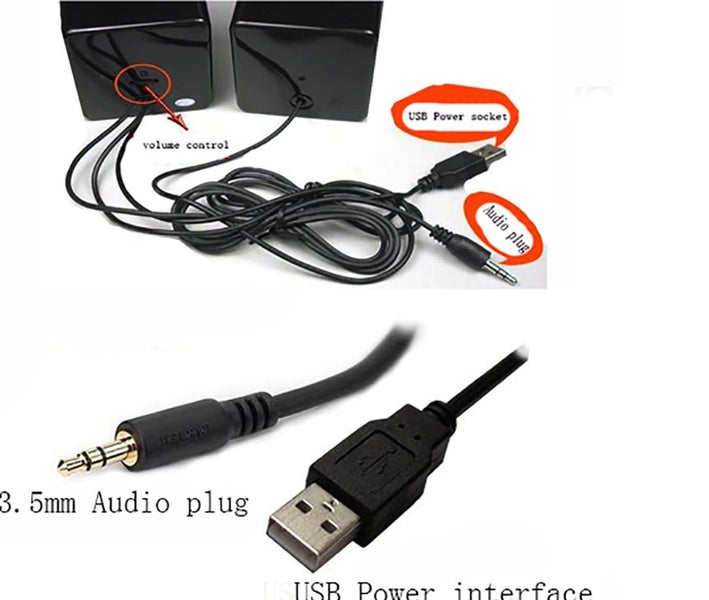 Portable Wired USB Speaker Carousel 4