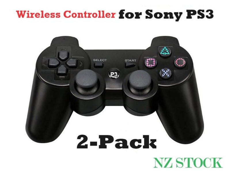 PS3 Wireless Joypads – New – IN STOCK NZ – 2-Pack – PS3 Controllers Carousel 1