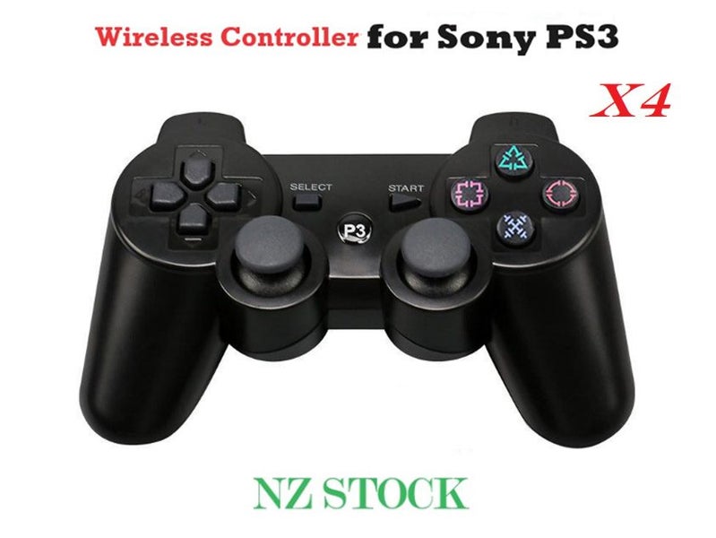 PS3 Wireless Controllers - New - IN STOCK NZ - 4-Pack - PS3 Joypads Carousel 1