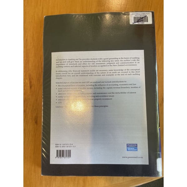 Introduction to Auditing and Tax Ex-Library Print Book Carousel 2