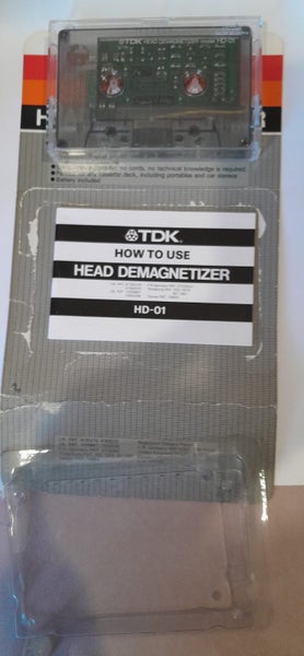 CLASSIC! TDK HD-01 Head Demagnetizer / Demag Cassette Tape (LIKE NEW!) - Japan Carousel 17