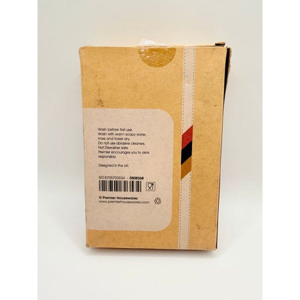 Maison by Premier Cream Tartan Hip Flask 8oz Carousel 2