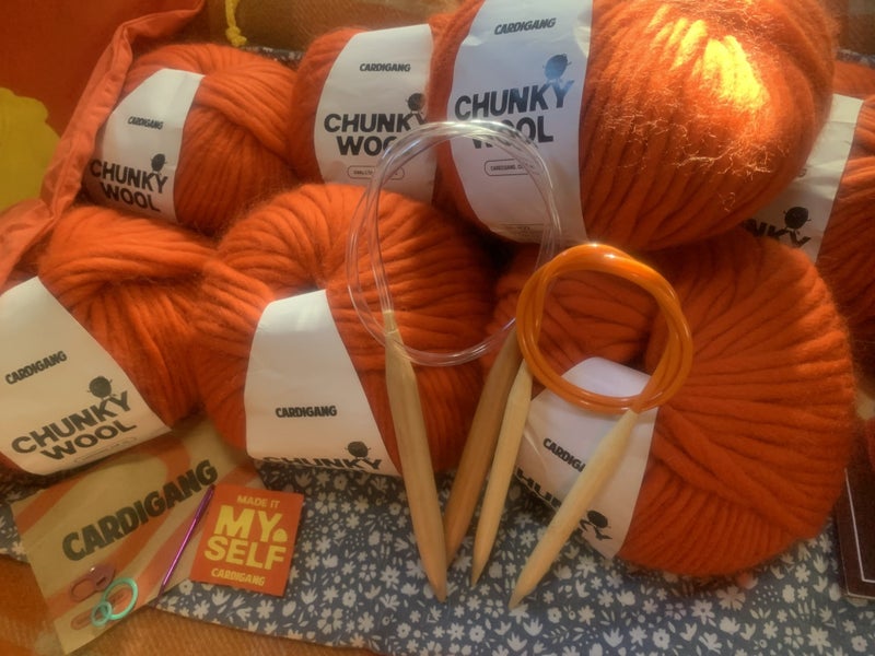 Cardigang Jeanette Jumper Pure Wool Knitting Kit, Offers Welcome Carousel 2
