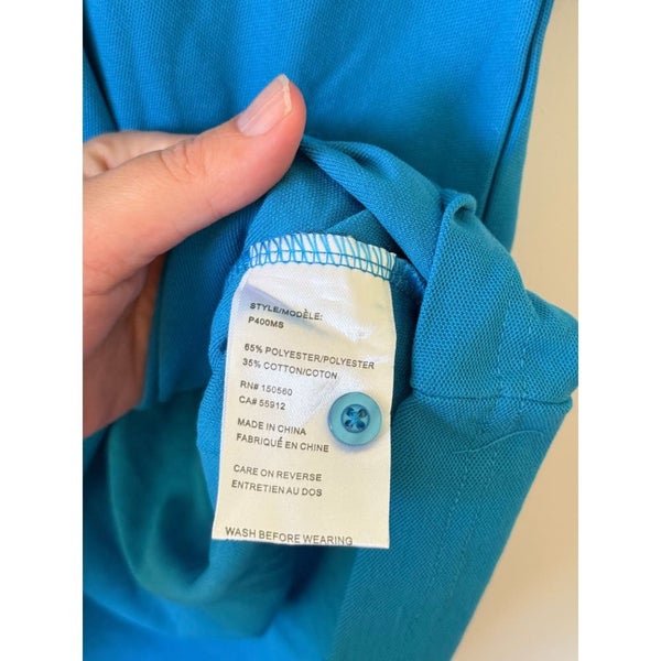 Biz Collection Size XL Men's Blue Polo Shirt Carousel 5