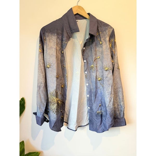 Patterned Long Sleeve Shirt - Size L Carousel 1