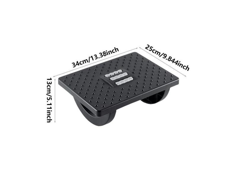 Portability Foot Rest Under Desk With Massage Rollers For Home Office Work Carousel 1