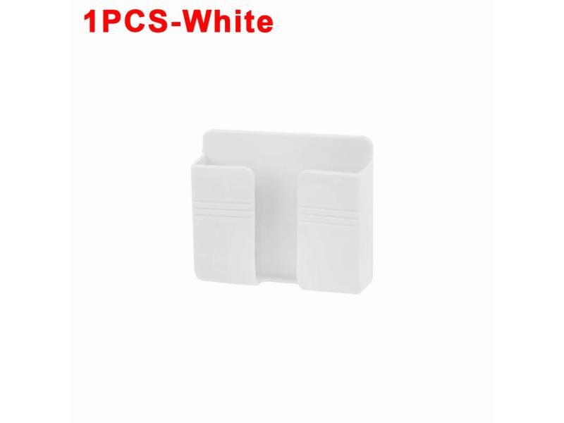 4Pcs Wall Mounted Storage Box Multifunction Organizer For TV Remote Phone Carousel 1