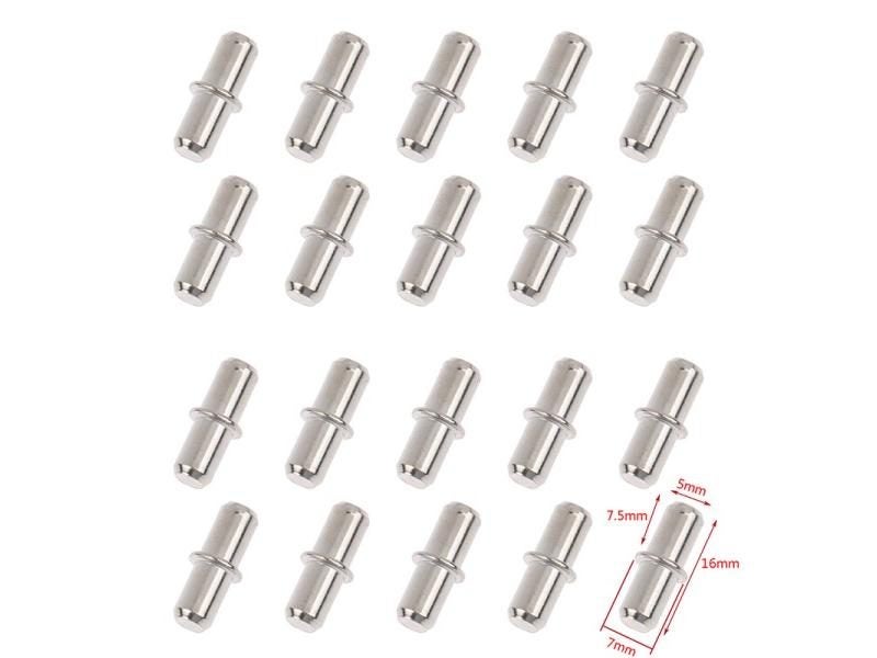 20Pcs/lot Metal Cabinet Shelf Support Pins For Bookcases Bathroom Carousel 1