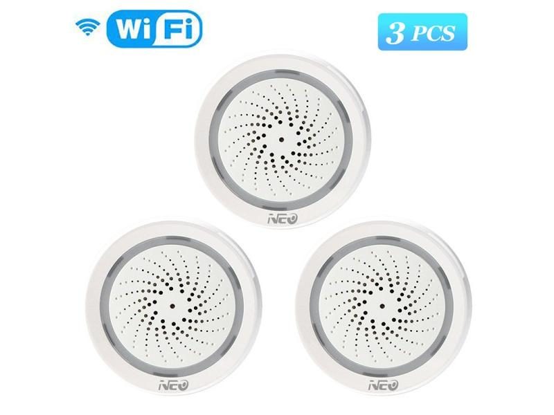Tuya Smart Life Wireless WiFi Siren Alarm Sensor Sound And Light Alarm Siren Carousel 1