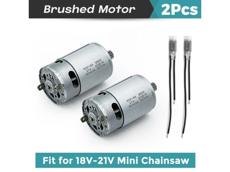 21V DC Motor RS550 28000RPM 14 Teeth 8.2M Gear For Mini Chain Saw Reciprocating Carousel 1