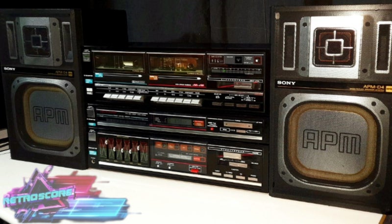 Sanyo JA-567 Integrated Rack System with Sony APM-D4 Speakers. Carousel 1