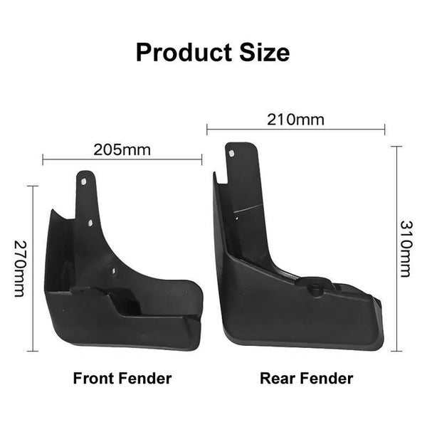 Parallel For Nissan X Trail 2014 2020 4Pcs / Set Car Auto Soft Plastic Splash Fl Carousel 2