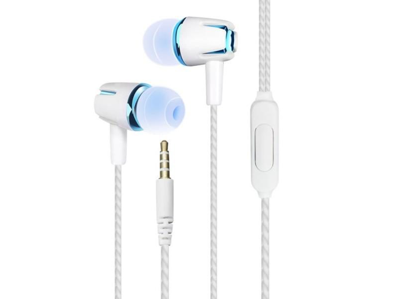 Soft Earphone In Ear Stereo Headphones With Microphone 1.2M Wired Headset Carousel 1