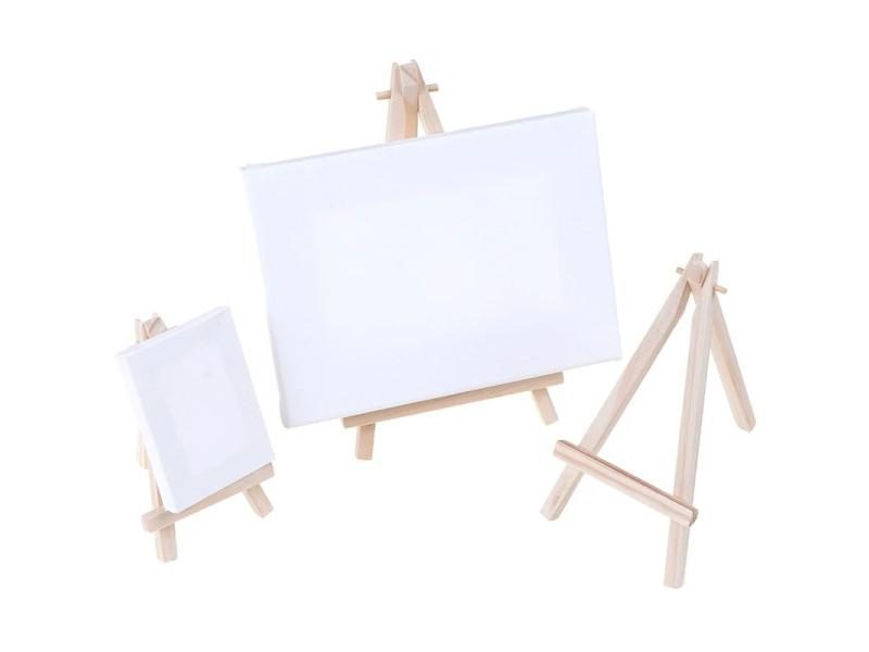 1pc Mini Wooden Tripod Easel For Picture Canvas Display Carousel 2