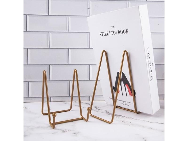 1pc Metal Plate Stand For Displaying Pictures Decorative Dishes Carousel 2