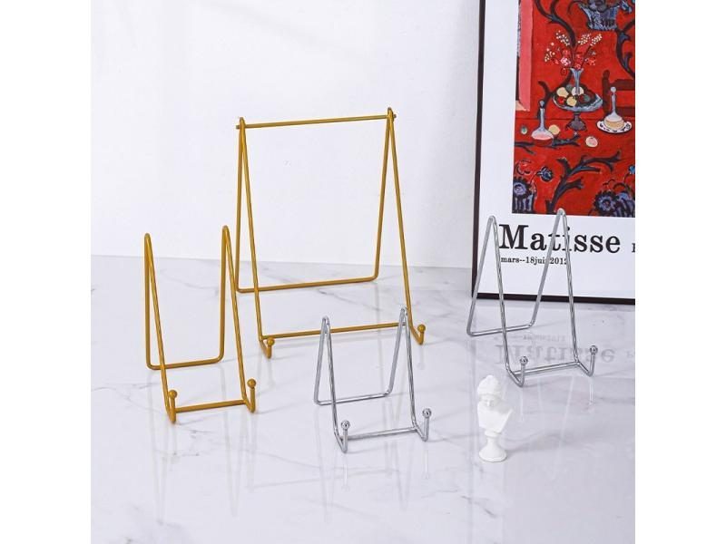 1pc Metal Plate Stand For Displaying Pictures Decor Carousel 4