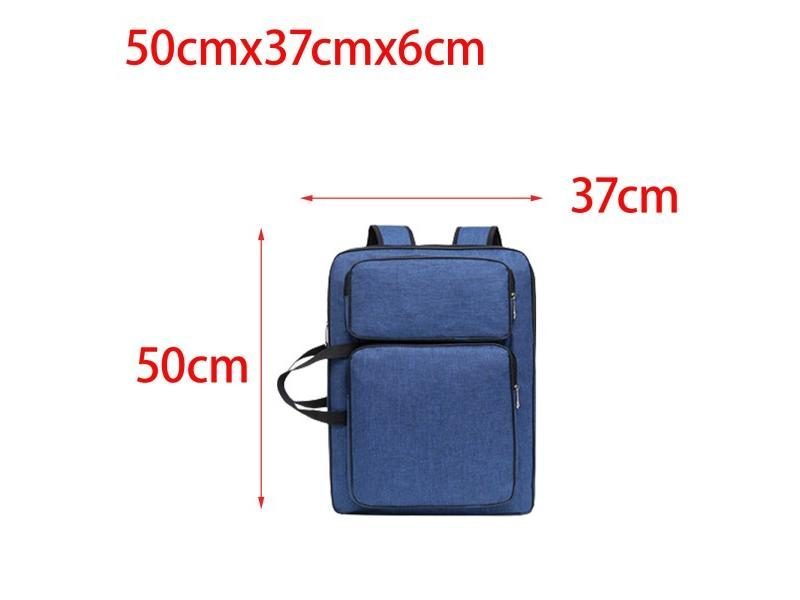 Multifunctional Artist Portfolio Backpack Carry Shoulder Bag Drawing Board Carousel 1