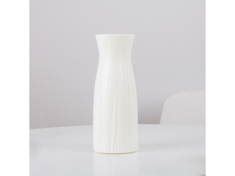 Plastic Flower Modern Vase Decoration Home Nordic Style Vase Imitation Ceramic Carousel 1