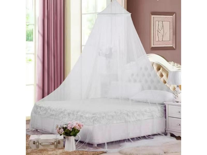 Summer Hung Dome Mosquito Net For Double Bed Summer Polyester Mesh Fabric Home Carousel 1