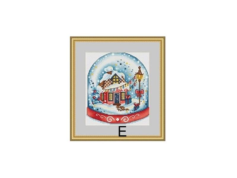 ZZ5043 For Needlework Kit NOT PRINTED Cross Stich Painting Set Cross Stitch Carousel 1