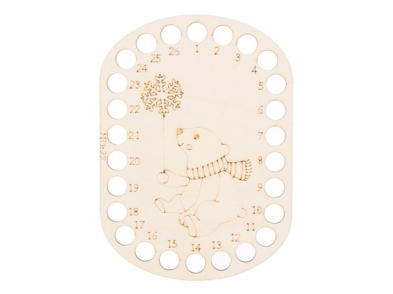 Cartoon Wood Embroidery Floss Organizer Cross Stitch Thread Holder Storage Carousel 1