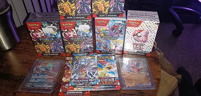 Pokemon sealed bundle 151, JT, PF. Carousel 1