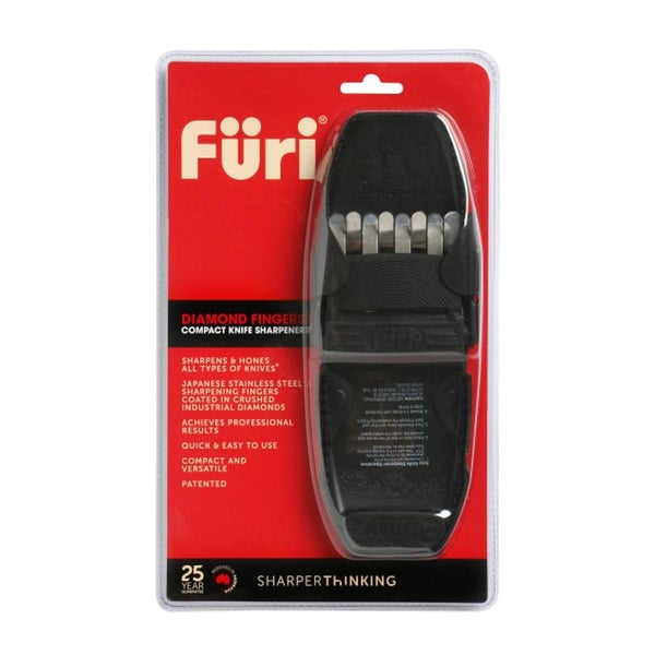 Furi Diamond Fingers Compact Knife Sharpener - Black (FUR669E) Carousel 2