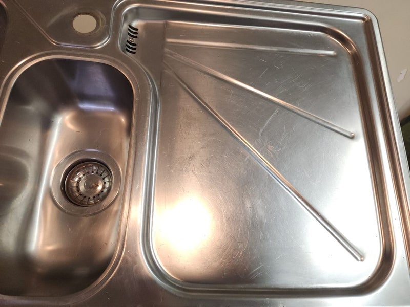 FRANKE top mount stainless steel 2 bowl and drain return sink Carousel 2