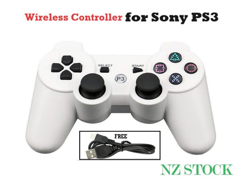 PS3 Wireless Controller ______________ White Carousel 1