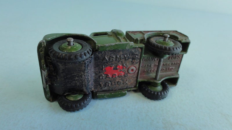#23 Dinky Toys 641 Humber Army 1 Ton Cargo Truck ~ No Tilt Carousel 7
