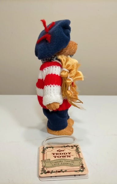 Vintage Russ Teddy Town Bear - French (with tag) Carousel 2