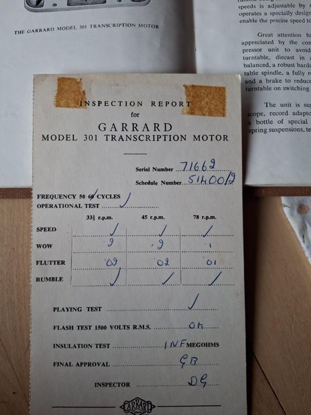 GARRARD 301 Carousel 20