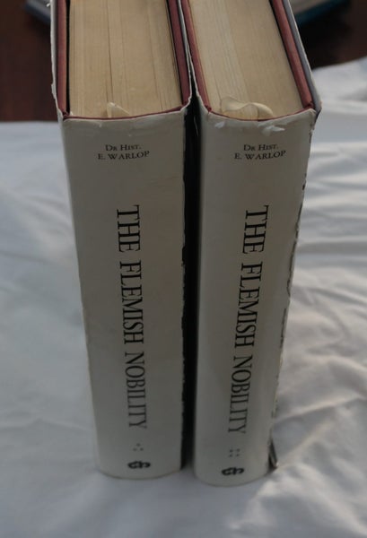THE FLEMISH NOBILITY BEFORE1300-2 Large Volumes- RARE Carousel 1