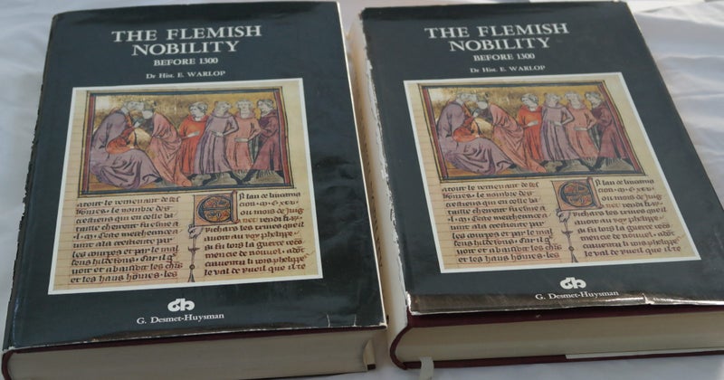 THE FLEMISH NOBILITY BEFORE1300-2 Large Volumes- RARE Carousel 2