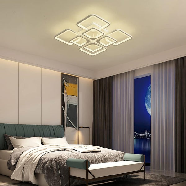 Modern Led Ceiling Light Dimmable With Remote Control Carousel 9