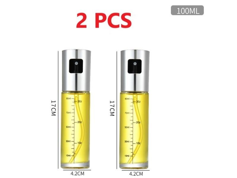 Glass Spray Bottle For Kitchen Tools Seasoning Oil Dispenser Carousel 1