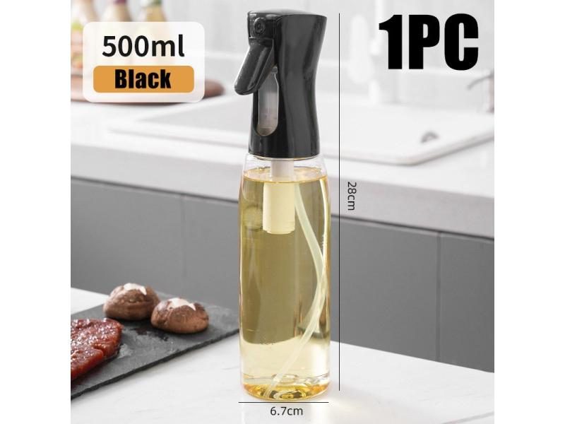 200/500ml Oil Spray Bottle For Home Kitchen Cooking Fitness Carousel 1