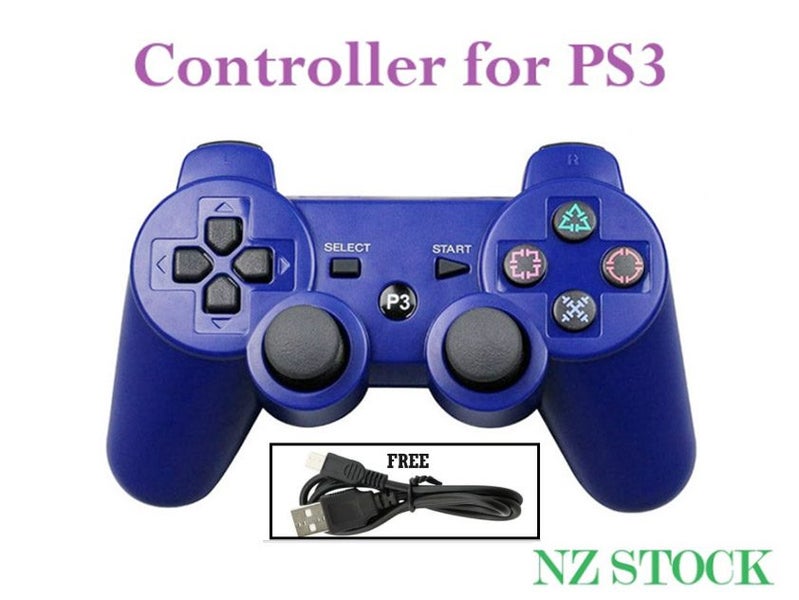 PS3 Wireless Controllers ______________ Blue Carousel 1