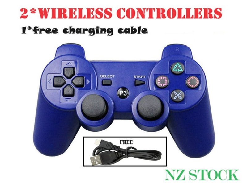 PS3 Wireless Controllers ___________ Blue Carousel 1