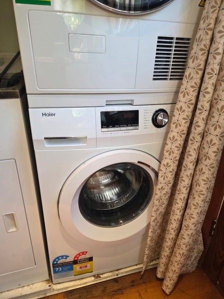 Haier 8.5kg washing machine and 8kg dryer stackable63616359832065112