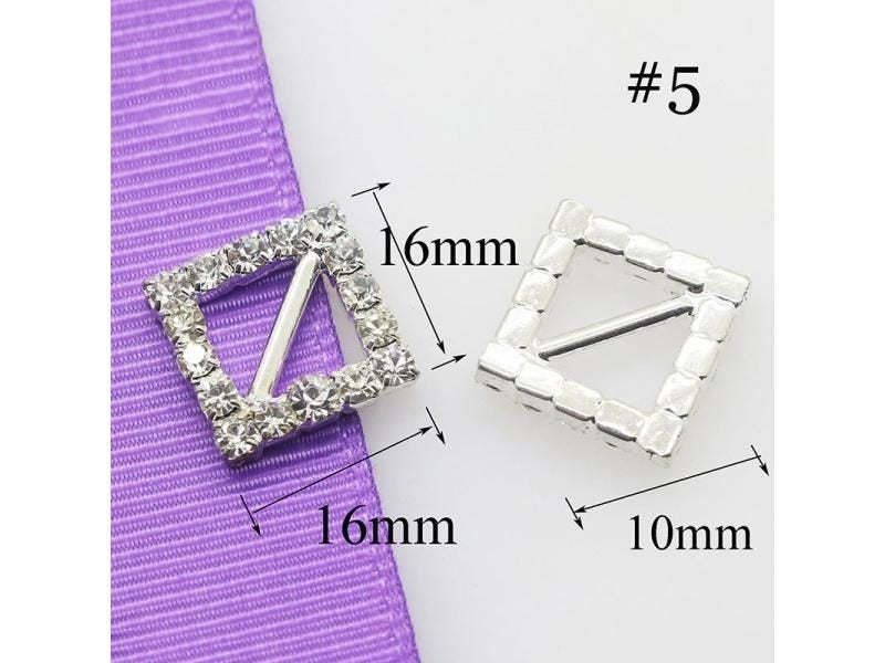 10pcs/Set Variety Rhinestone Buckles For Wedding Invitation Hair Accessories Carousel 1