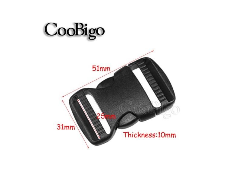 20mm-50mm Plastic Hardware Dual Adjustable Side Release Buckles Carousel 1