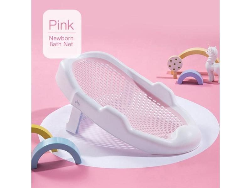 New Baby Bath Net Baby Shower Rack Newborn Bath Mat Bathtub Shower Cradle Bed Carousel 1